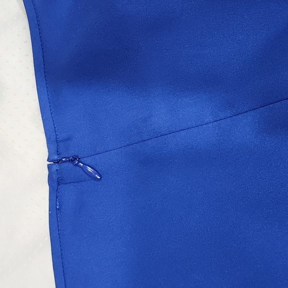 Ann Taylor Loft Royal Blue Dress. 8P - Picture 15 of 16